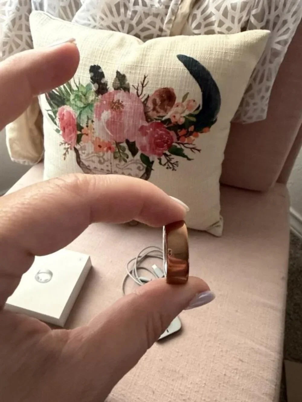 Oura Ring, Gen 4, Size 9, Rose Gold